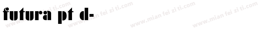 futura pt d字体转换